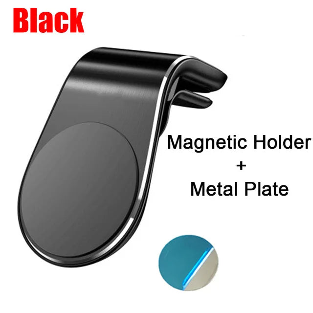 Magnetic Car Phone Holder Stand Air Vent Magnet Car Mount GPS Smartphone Mobile Support In Car