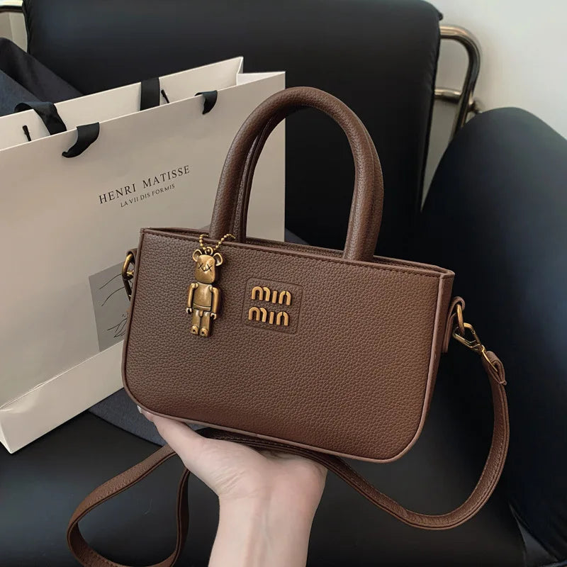 Trendy Women's Small Square Shoulder Bag Luxury Crossbody Purse Fashion for Girls