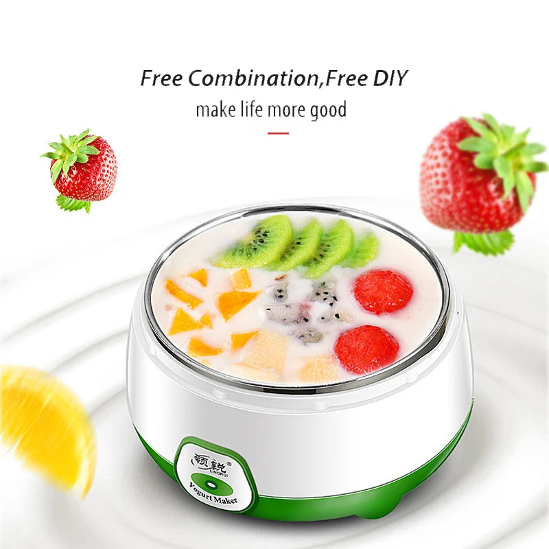 Yogurt Maker Mini Automatic Yogurt Machine Tools Kitchen Appliances Stainless Steel Appliances