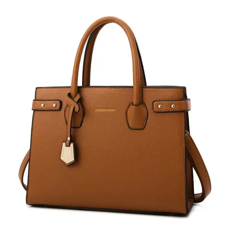 Women's Genuine Leather Handbag 2025 Casual Shoulder Top-Handle Crossbody Bag Female Tote Sac Сумка Unisex PU Satchel