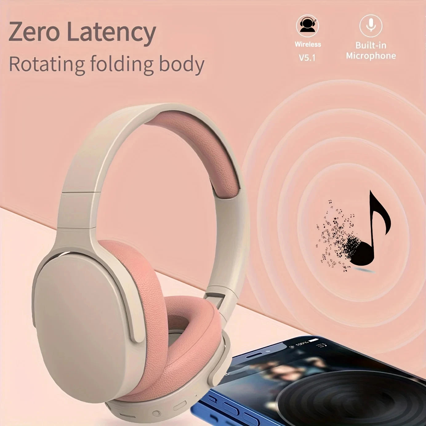 Headset Bluetooth Headphone True Wireless Sport With Noise Reduction Computer Gaming Long Life High Sound Quality