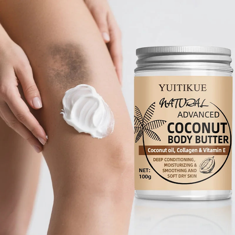 Coconut Body Cream for everyone, firms the skin, locks in moisture, leaves the skin soft