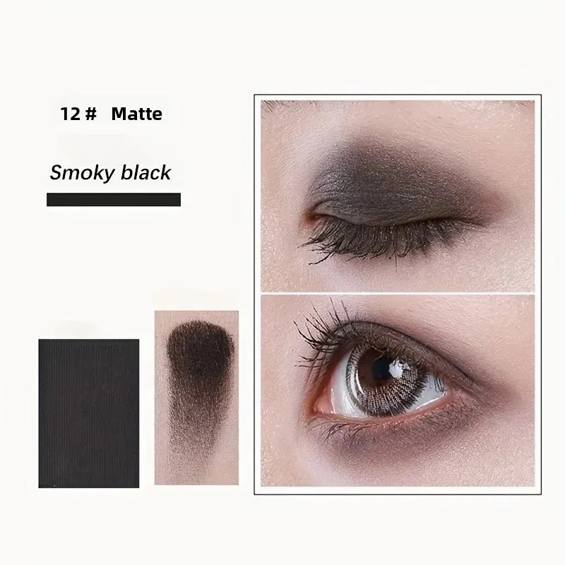Eyeshadow Palette Professional 12 Colors Natural Shimmer Matte Nudes Cosmetic Eye Makeup Plate for Makeup Artists