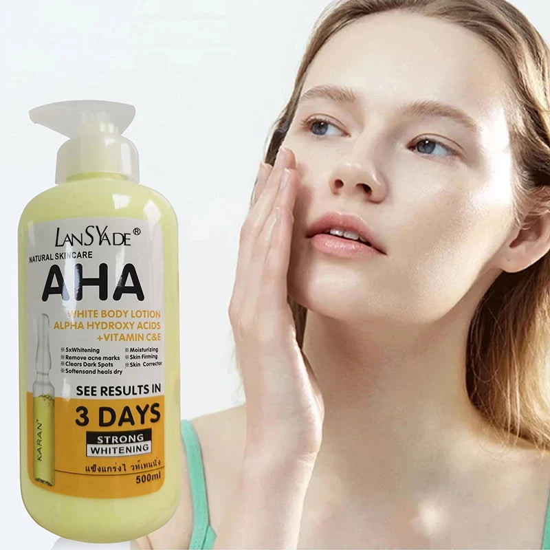 Whitening Body Cream Vitamin C&E Moisturizing Lightening Body Lotion Acne Marks Skin Care