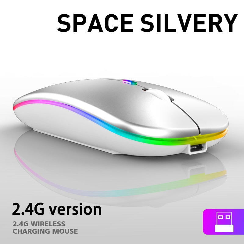 Pc Gamer  Wireless Bluetooth Silent Mouse 4000 DPI For MacBook Tablet Computer Laptop PC Mice Slim Quiet 2.4G Wireless Mouse