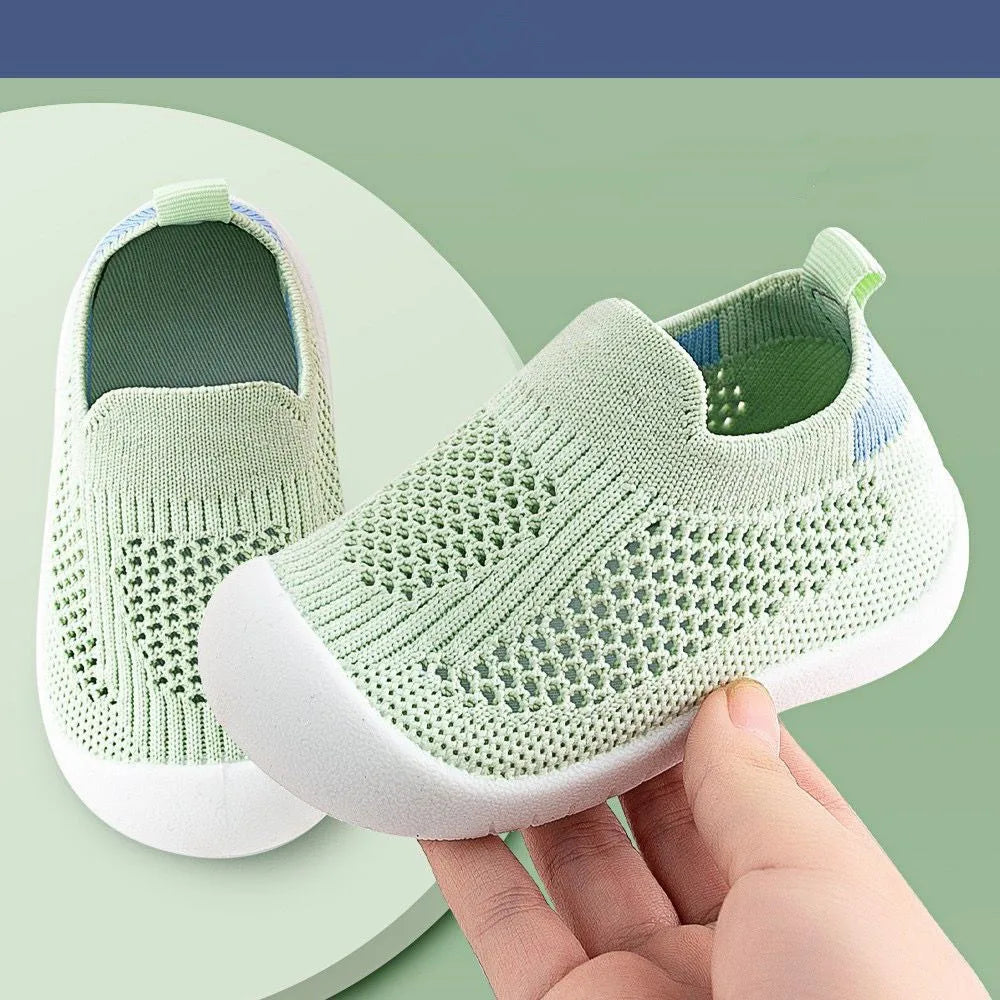 Casual Breathable Infant Baby Children Mesh Sneakers Soft Bottom Comfortable Non-Slip Baby Toddler Shoe