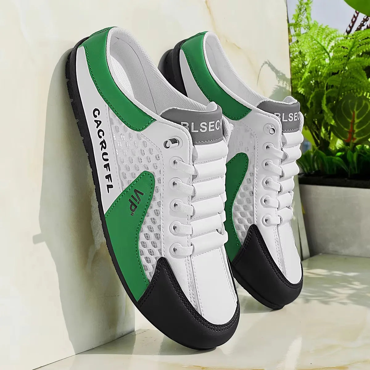 Men's Casual Slip-Ons - Durable, Comfortable, Breathable & Stylish Half-Slippers