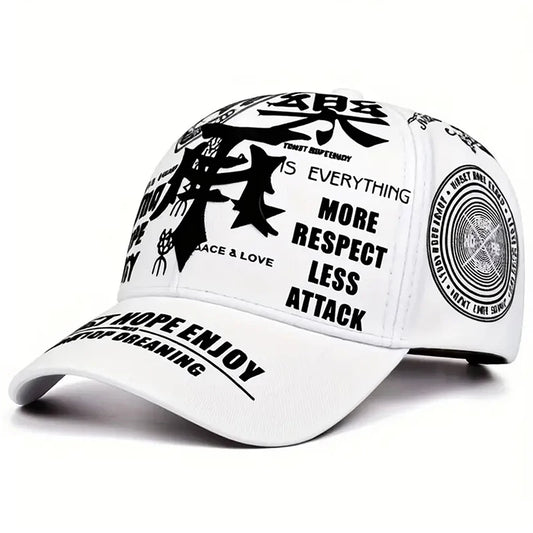 Creative Baseball Hat T Dagger Graffiti Street HipHop Outdoor Sunshade Hat Unisex