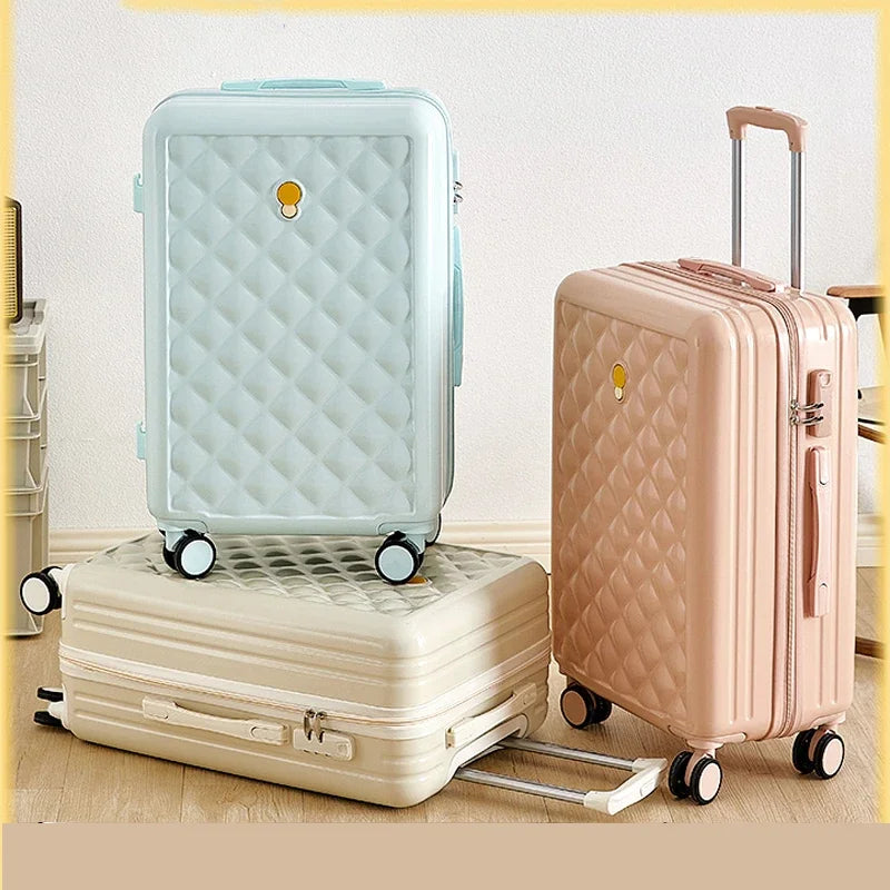 Luggage set, travel suitcase Women trolley case, cabin luggage, carry on