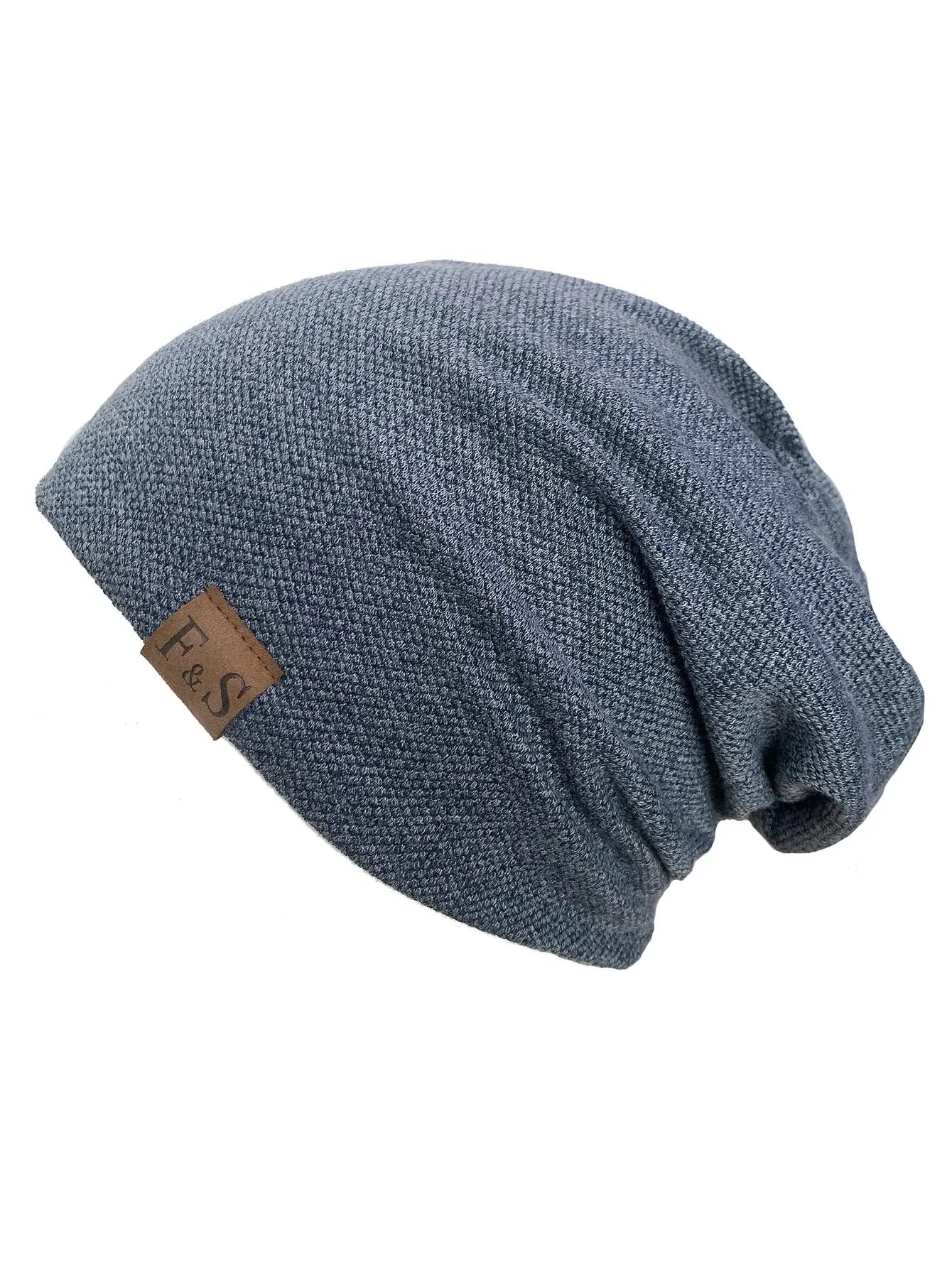 Warm Knitted Beanie Hat For Men And Women - Fashionable SolidHip-hop Style