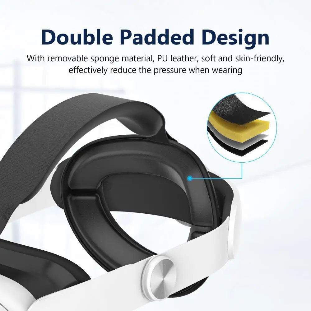 Upgrade Adjustable Head Strap For Quest 3 Replacement Headband Elite Strap Headwear For Oculus Quest 3 VR Accessories