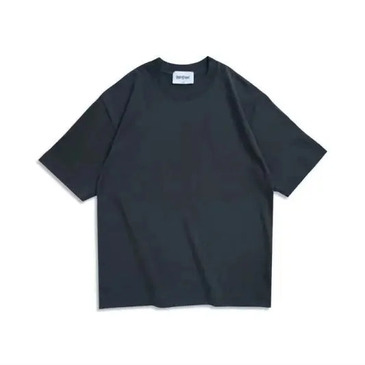 Loose Short Sleeve Men's T-shirt Spring Summer Shoulder Drop Style Casual Cotton Crew Neck Top