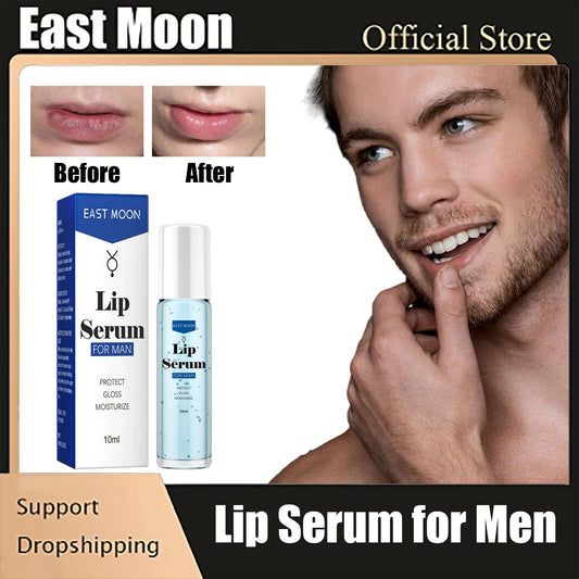 Lip Serum for Men Hydrating Fine Lines Moisturizing Skin Anti Cracking Lip Essence