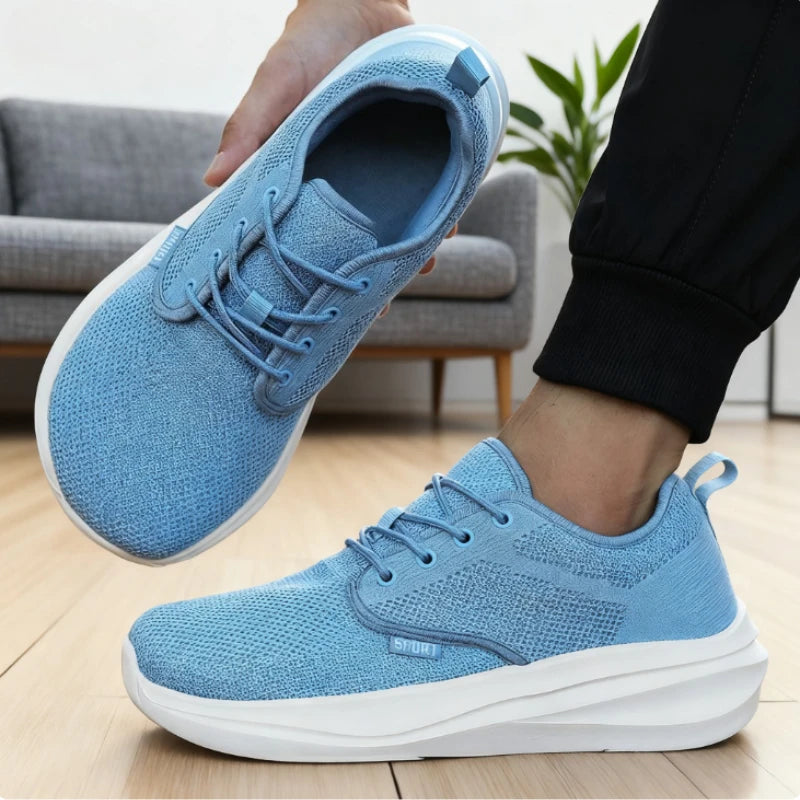 Men's Casual Wide Barefoot Shoe Unisex Non-Slip Fashionable Breathable Sneakers