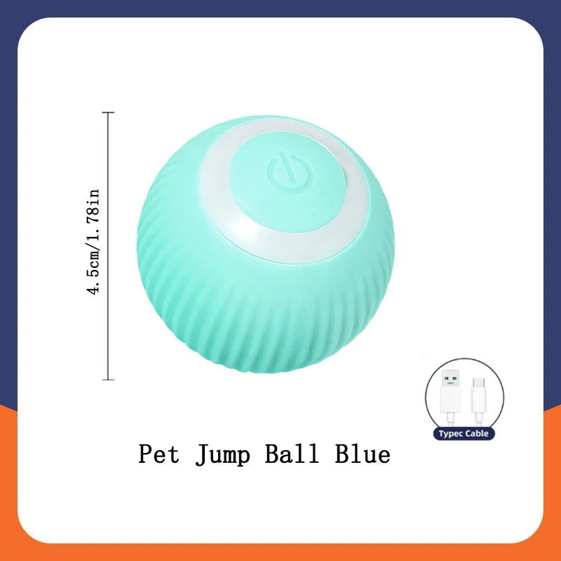 Smart Dog Toy Ball Electronic Interactive Pet Toy Ball USB Automatic Moving Bouncing for Puppy Birthday Gift Cat Products