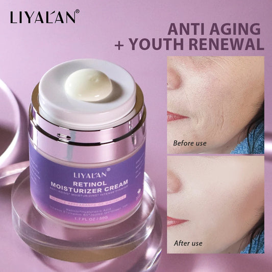 Retinol Face Cream Fine Lines Anti Aging Moisturizing Repair Skin Care