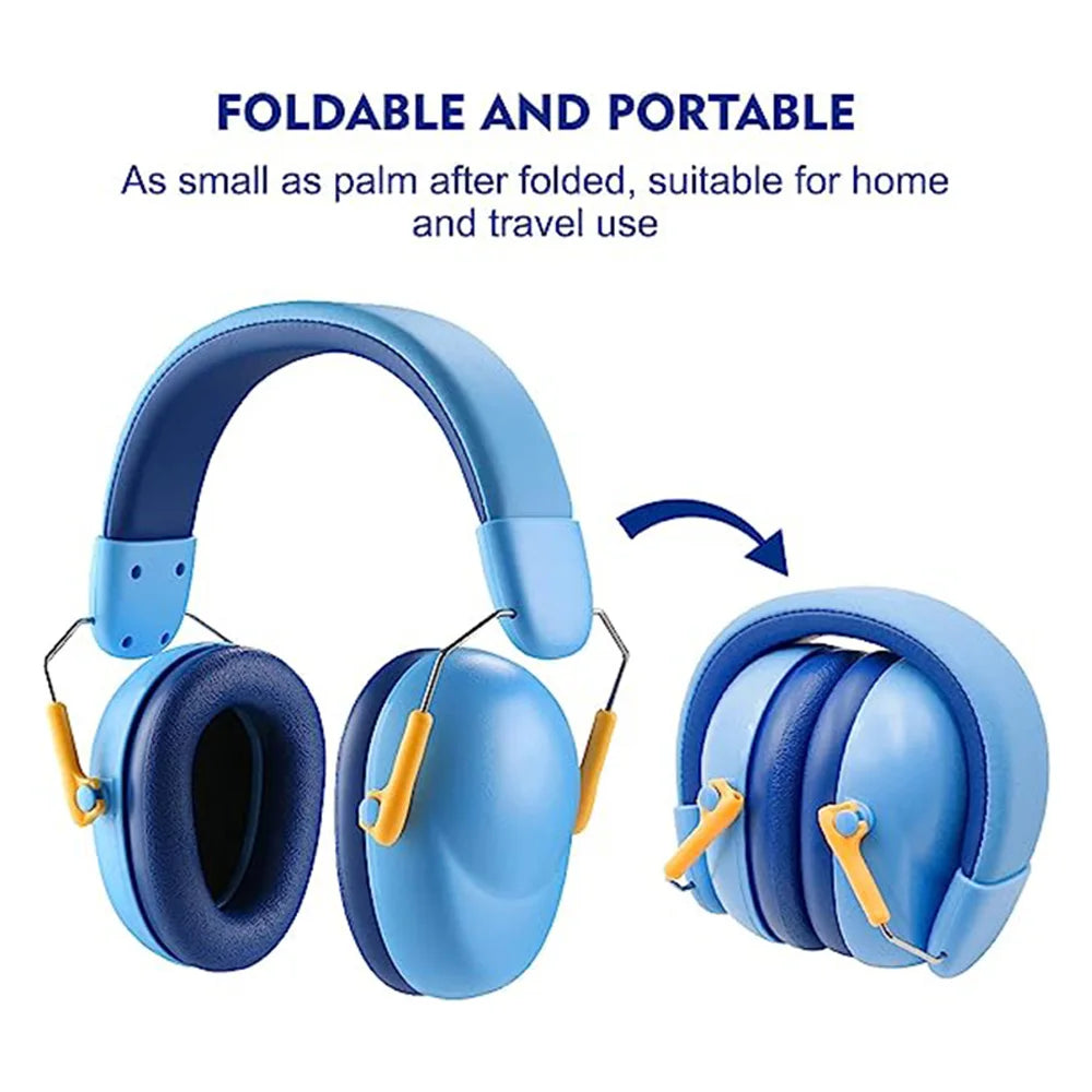 Ear Protection for kids Earmuffs Baby Noise Reduction hearing children Protector muffs Adjustable Safety NRR 25db