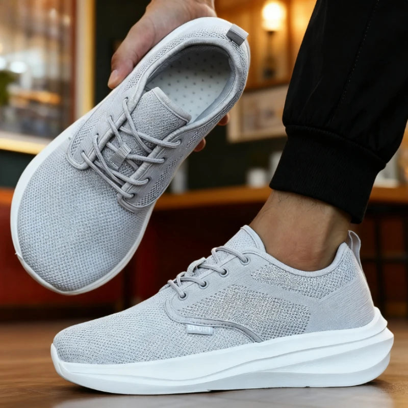 Men's Casual Wide Barefoot Shoe Unisex Non-Slip Fashionable Breathable Sneakers