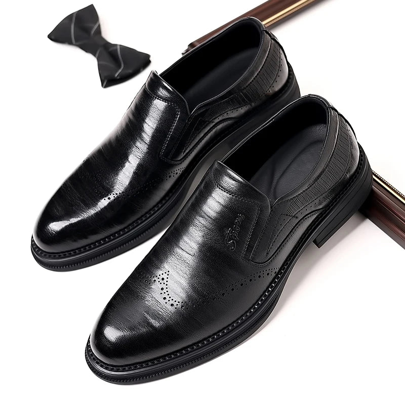 2024 Genuine Leather Men Loafers Shoes Designer Men Casual Slip on Male Boat Shoes