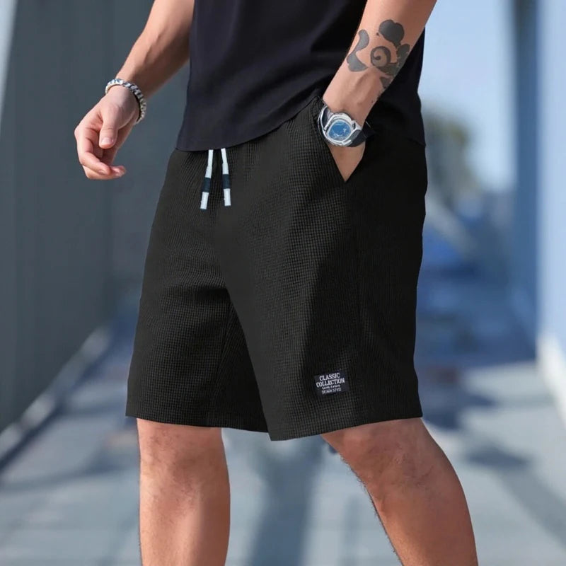 Men's Shorts, Casual Beach Shorts New Fashion Textured Fabric Breathable  Suitable for Both Daily Wear and Sports