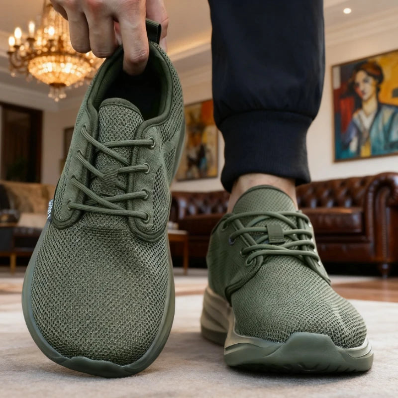 Men's Casual Wide Barefoot Shoe Unisex Non-Slip Fashionable Breathable Sneakers