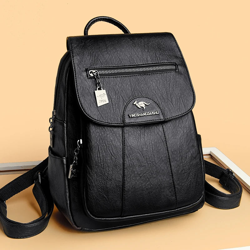 Women Leather Backpacks High Quality Vintage School & Travel Bag for Ladies & girls