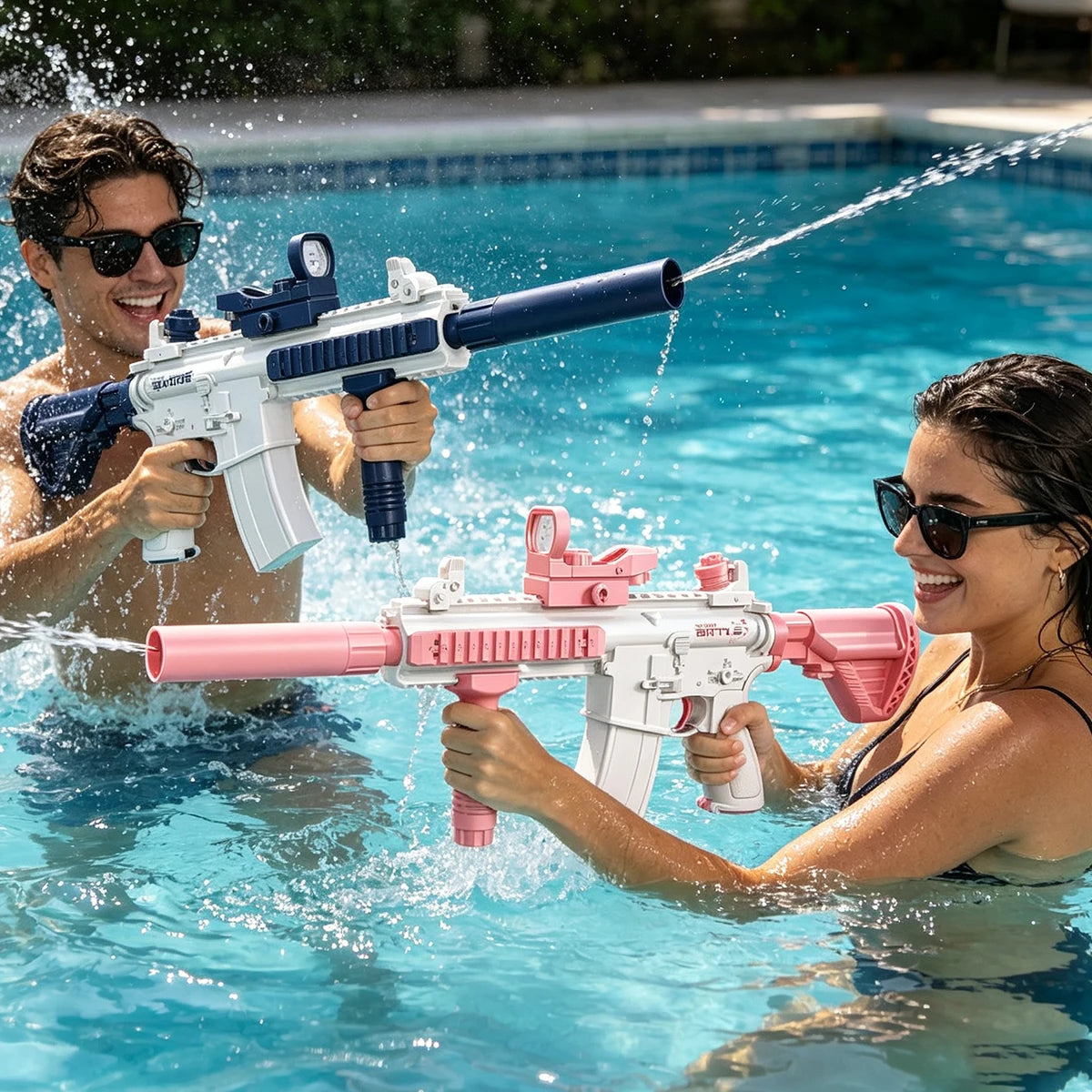 Automatic Summer Electric Water Gun Large-capacity Bch Outdoor Swimming Pool Toys