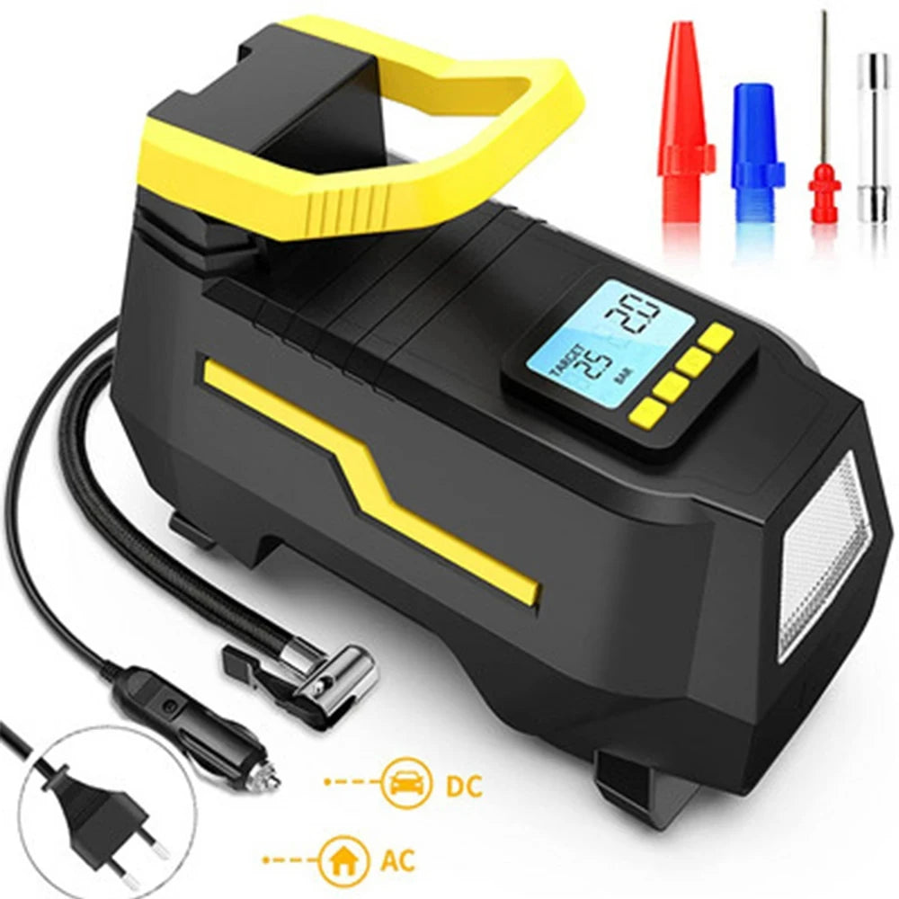 Car Air Compressor Tire Inflator Pump with Digital Pressure Gauge