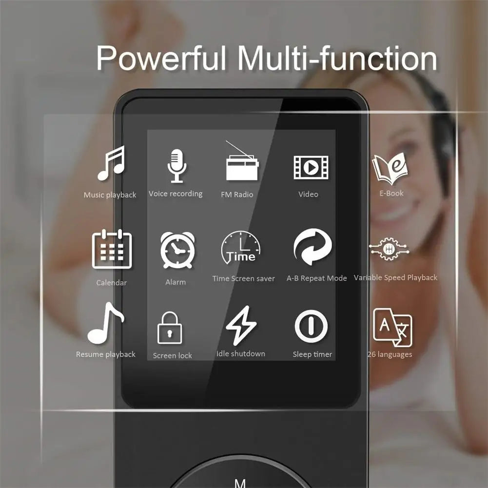 1.8'' Bluetooth Mp3 Music Player Portable E-book Mp4 Fm Radio Games Video Picture  Student  Recording Pen