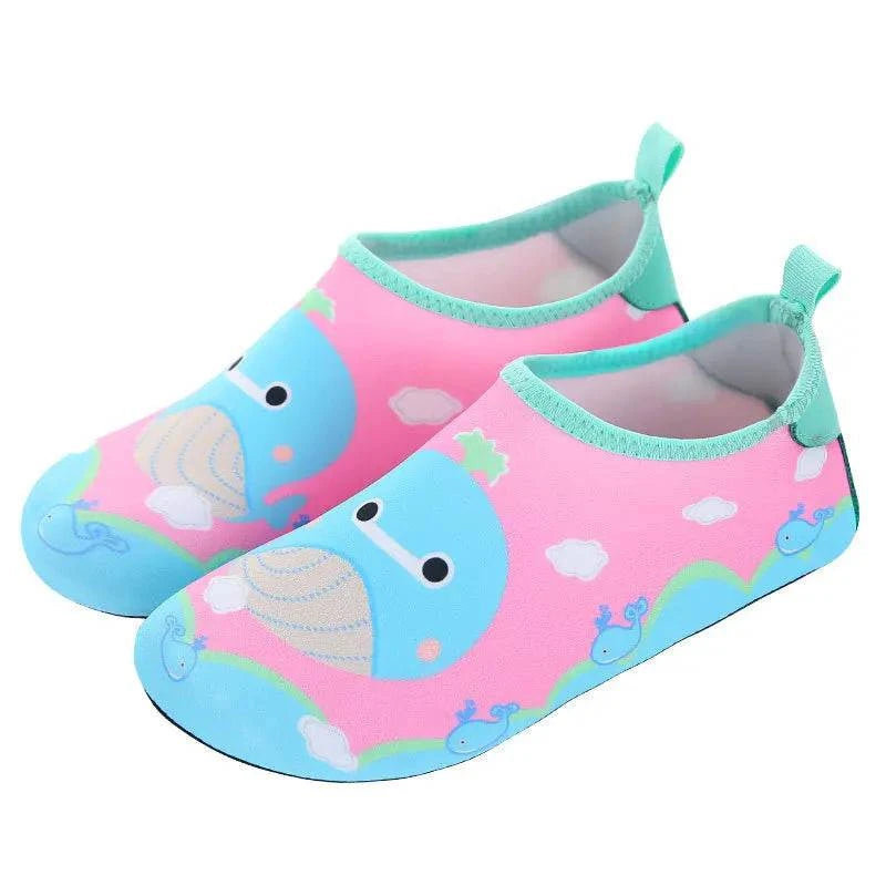 Kids Soft Foldable Water Shoes Boys Girls Quick-Dry for Beach Summer Outdoor Wading Swimming Surf Sea Slippers