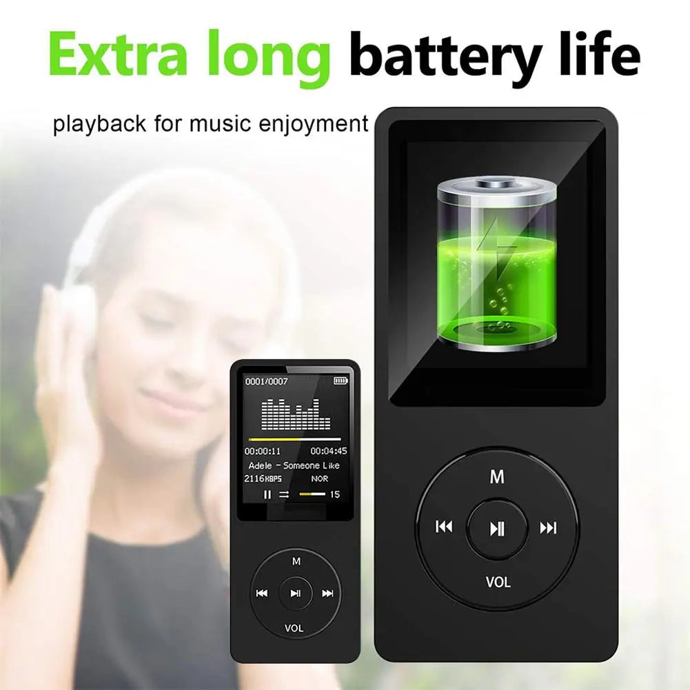 Bluetooth-compatible Mp3 Music Player Lossless Portable Fm Radio Student Sports Walkman Mp3 Player Recorder