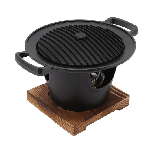 Portable Smokeless Hibachi Charcoal Grill Aluminium Alloy Mini Barbecue for Camping Home BBQ Accessories