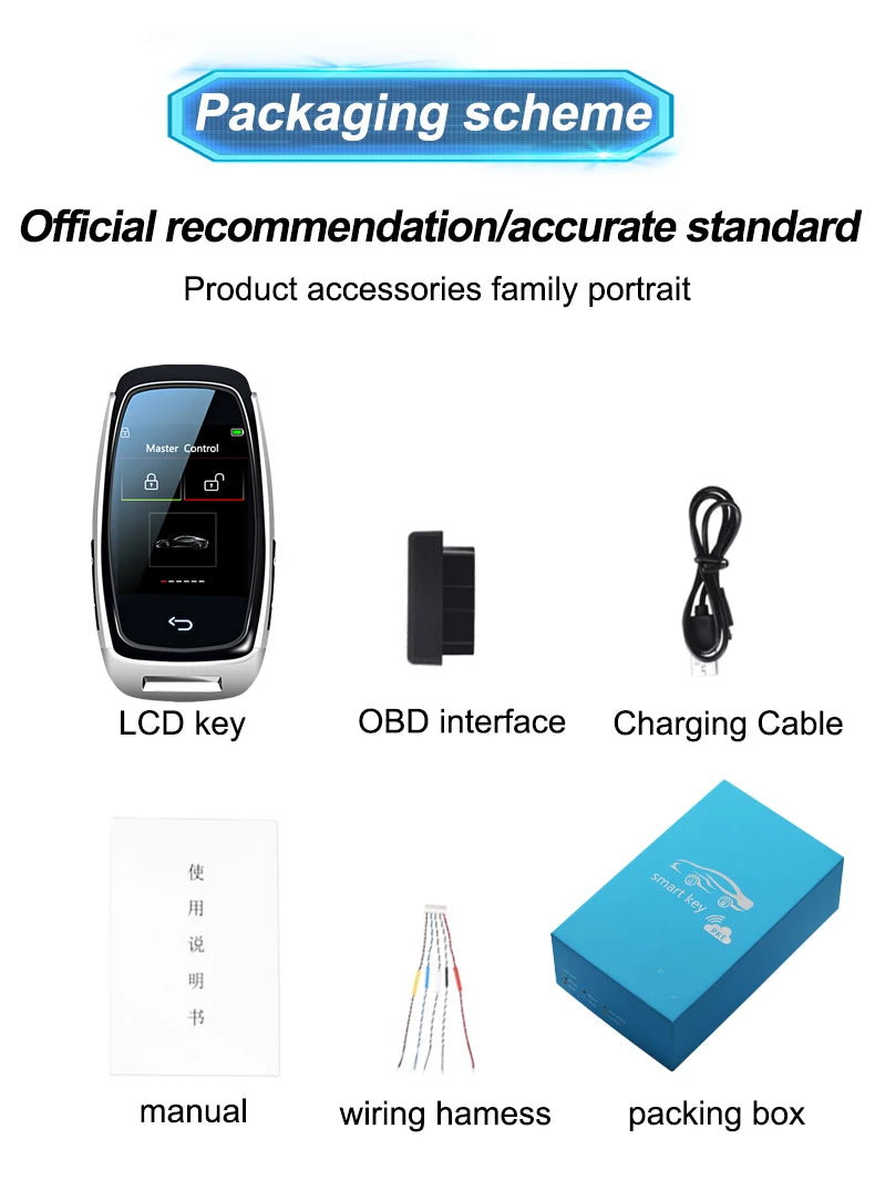 Modified Universal Remote Key Entry Auto Lock Keyless Go For Audi/BMW/Ford/Mazda/Toyota/KIA