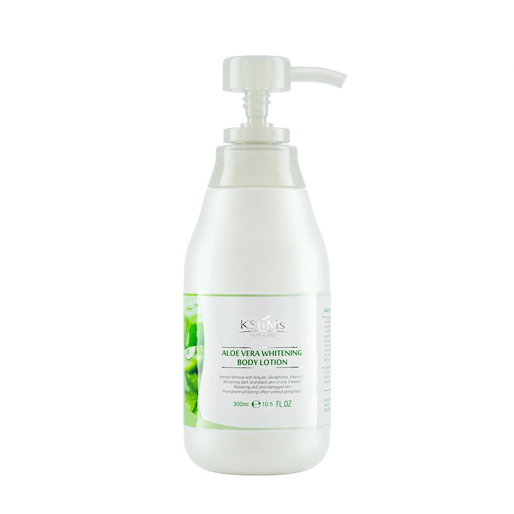 Korean Black Skin Organic Body Whitening Lotion 300g Moisturizing Brightening Aloe Vera Lemon Lavender Rose Scented for Unisex