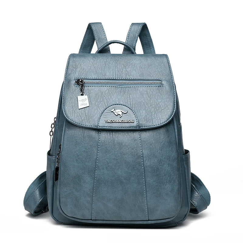 Women Leather Backpacks High Quality Vintage School & Travel Bag for Ladies & girls