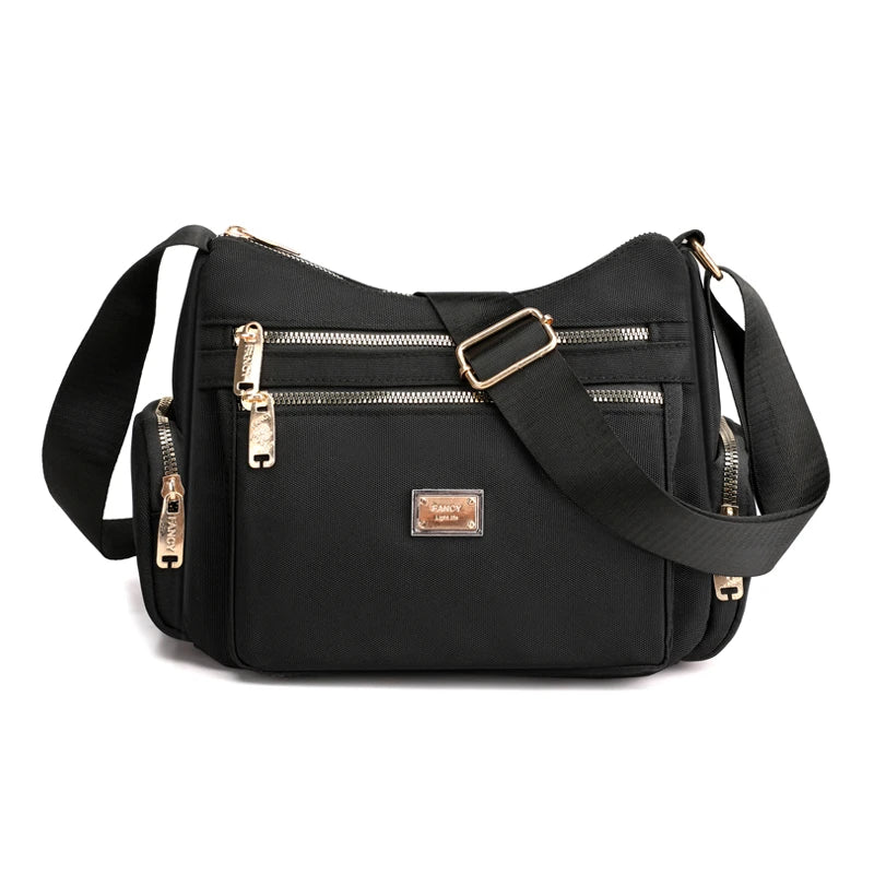 Shoulder Bag Waterproof Crossbody Nylon Bag for Women Messenger Bags Ladies Handbag