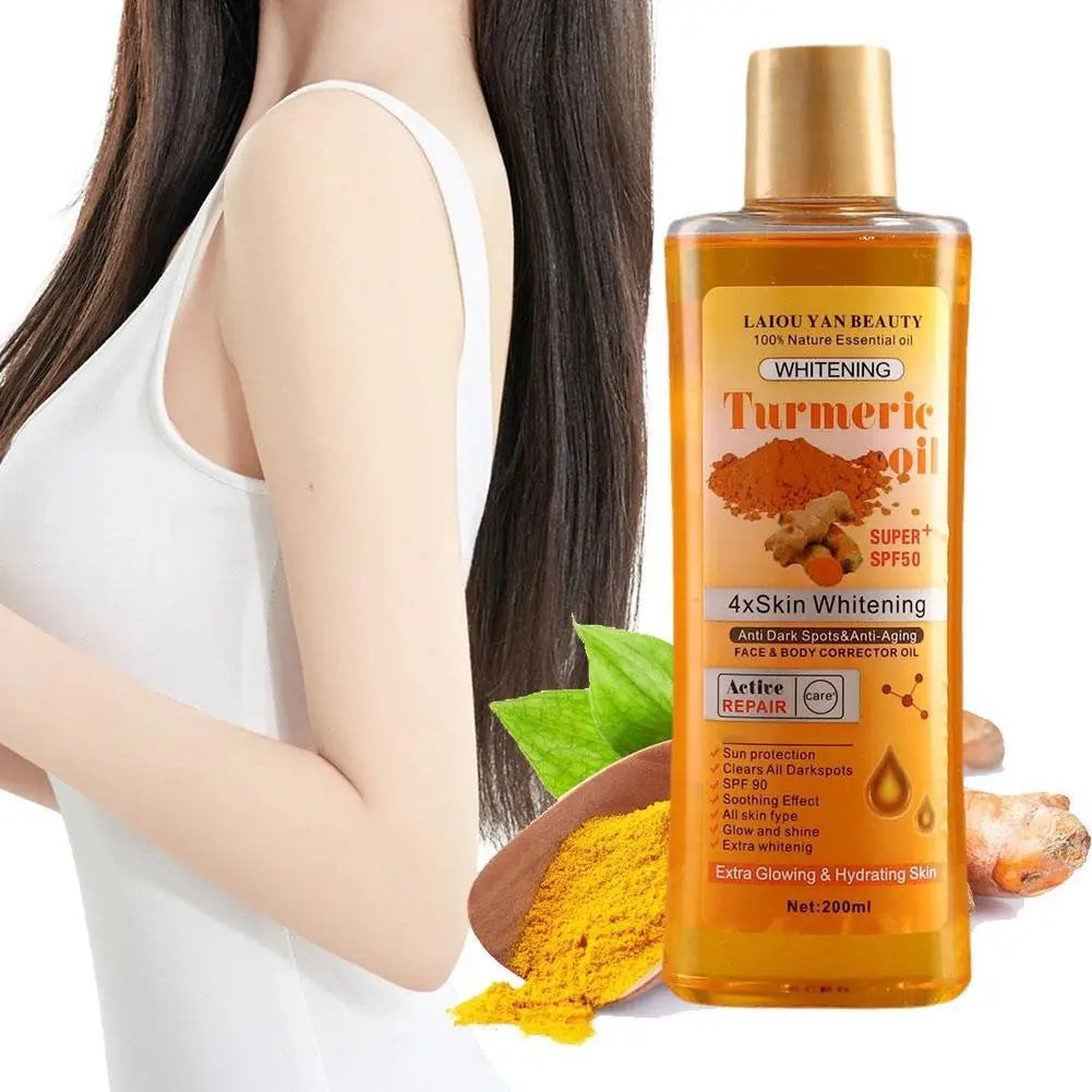 Turmeric Essential Oil Ginger Deep Hydration Nourishing Smoothing Face Serum Oil  Skin Care