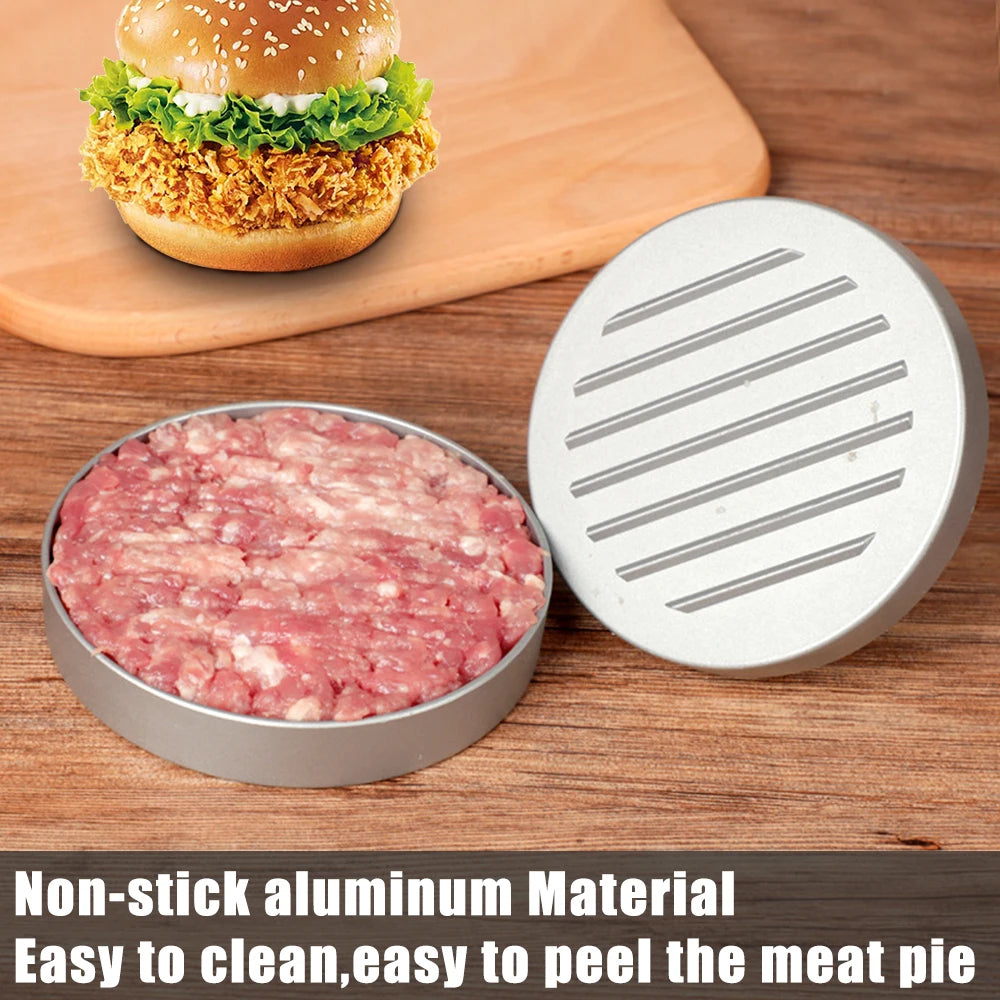 Household Round Hamburger Food BBQ Kitchen Gadgets Beef Pie Meat Press