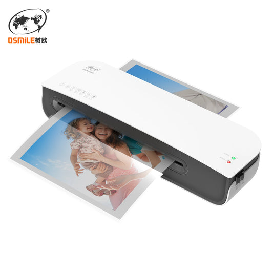 Desktop Laminator Machine Set Hot and Cold Lamination 2 Roller System 9 inches Max Width for A4/A5/A6