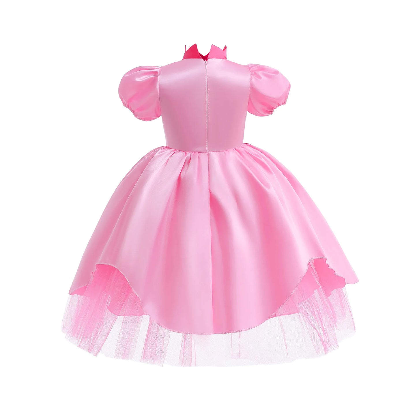 Peach Dresses For Girls Princess Sweet Girls Costume Pink Clothes Party Cosplay Halloween Carnival Birthday Dress Kids Vestidos