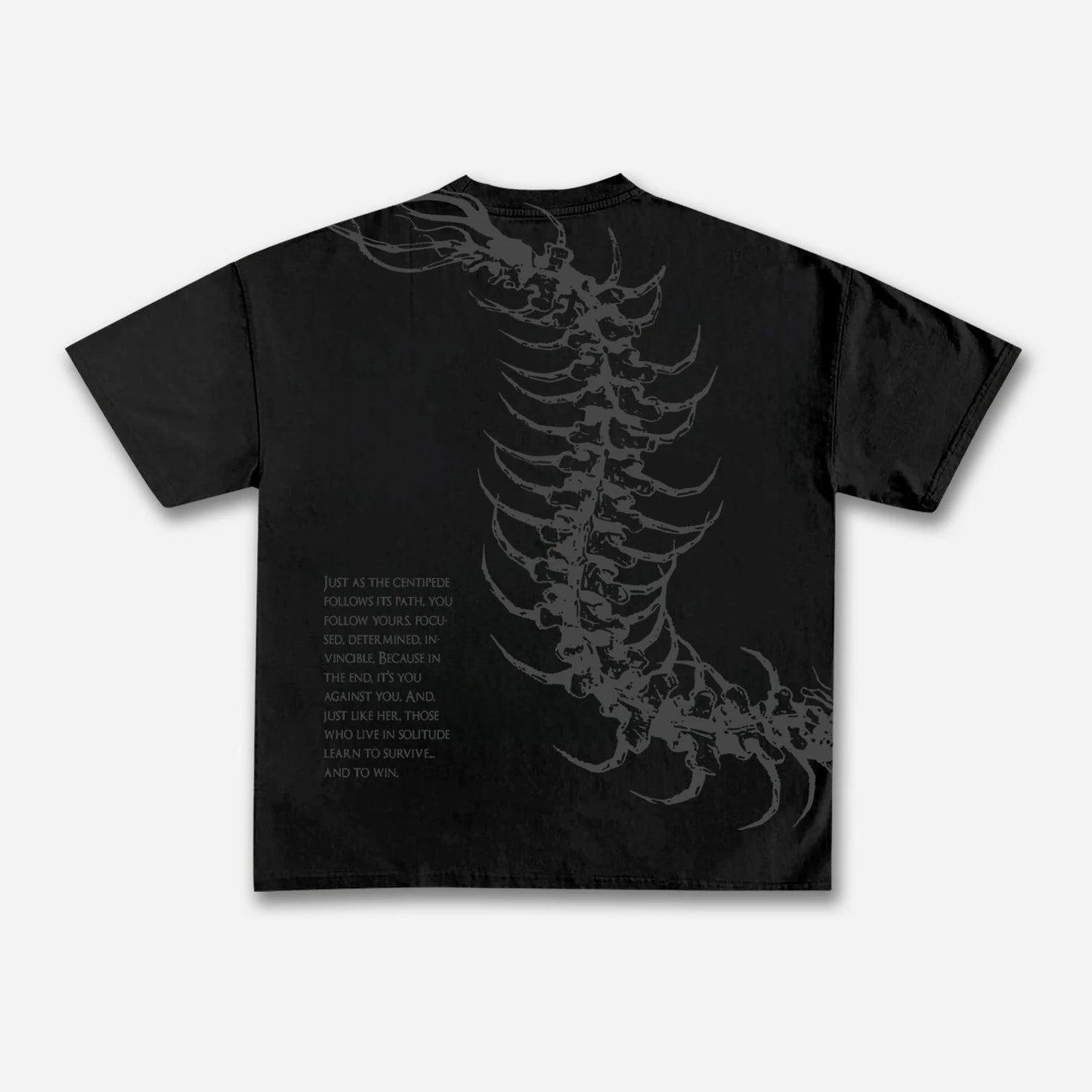 Vintage Dark  Skeletal Graphic Cotton Print Summer T-shirt Men Oversize Casual Women Tee Tops