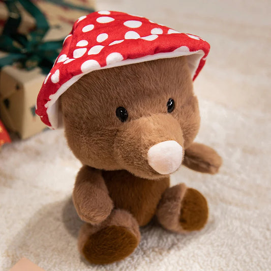 23cm Cute Red Heart Hippo Ant Plush Soft Toy Lifelike Animal Doll Stuffed Toy for Boys And Girls