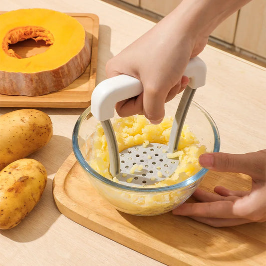 Manual Potato Masher Durable Potato Ricer Vegetable Masher With Non-Slip Handle Fruit Juicer Kitchen Gadgets