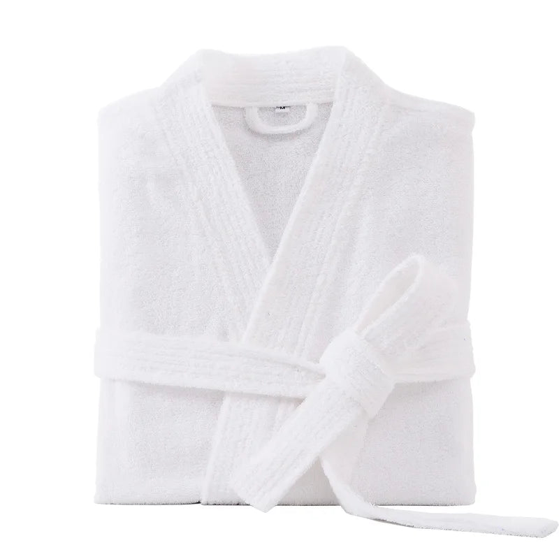 Bathrobe for Men Long Towel Sleepwear Women Dressing Gown