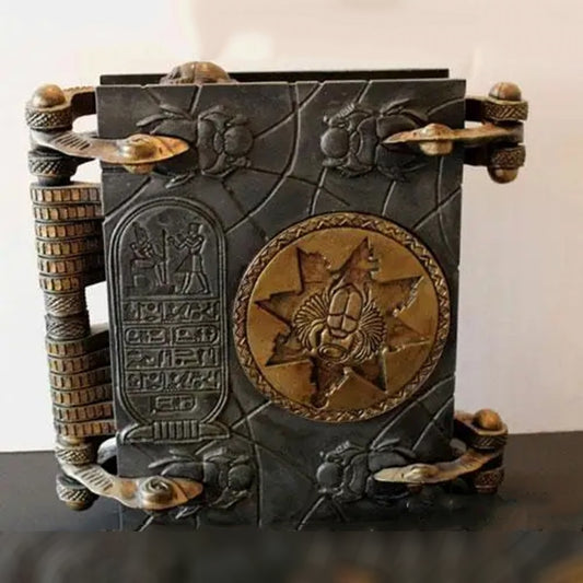 2023 book of the dead hamunaptra of The Dead Mummy Ancient Egypt Handcraft Home Decor Accessories Book of The Dead Storage Box