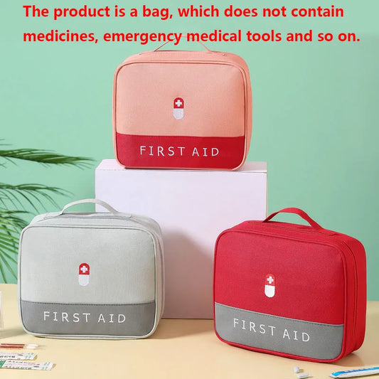 Home Trauma Medicine Bag Emergency First Aid Kit Travel Portable Handbag Outdoor Rescue Tote Bag Small Storage Bag