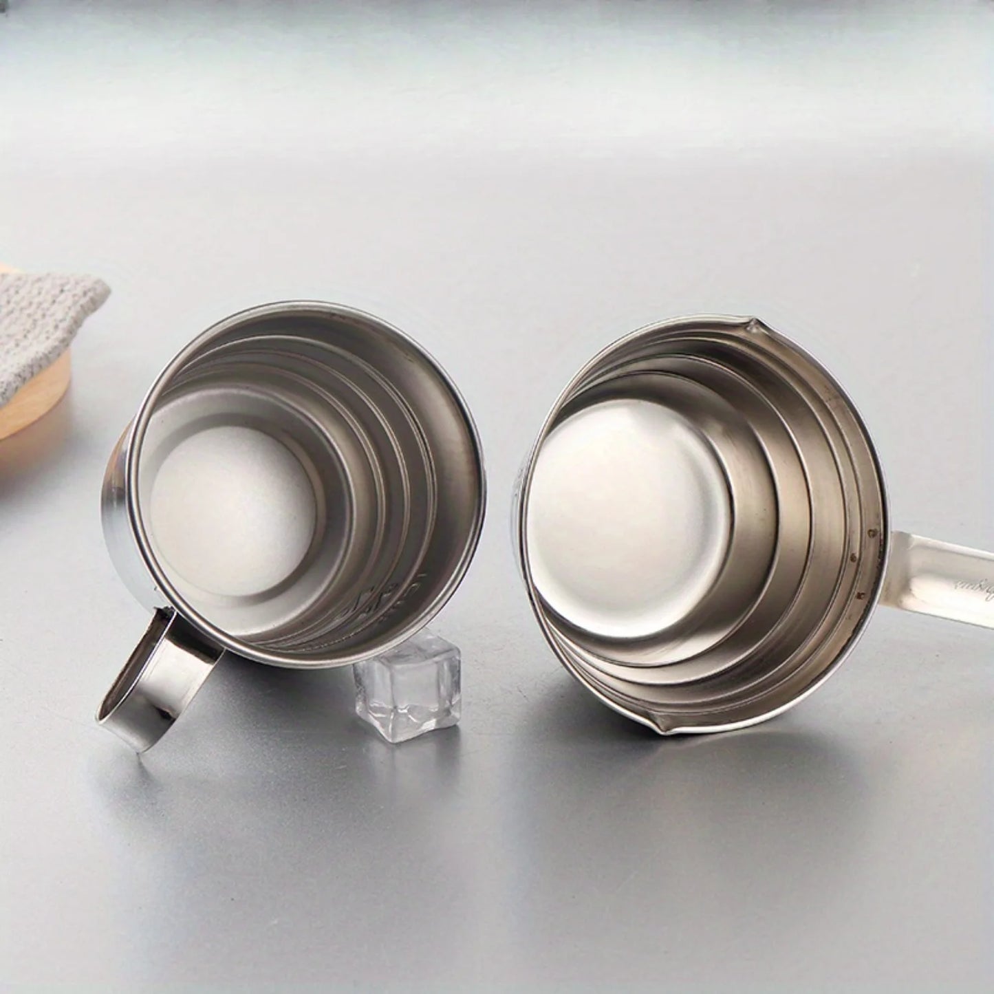 Stainless Steel Measuring Cup Baking Milk Powder Food Supplement Coffee Beans Liquid Measuring Cup Scale