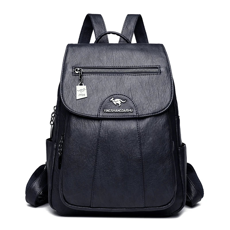 Women Leather Backpacks High Quality Vintage School & Travel Bag for Ladies & girls