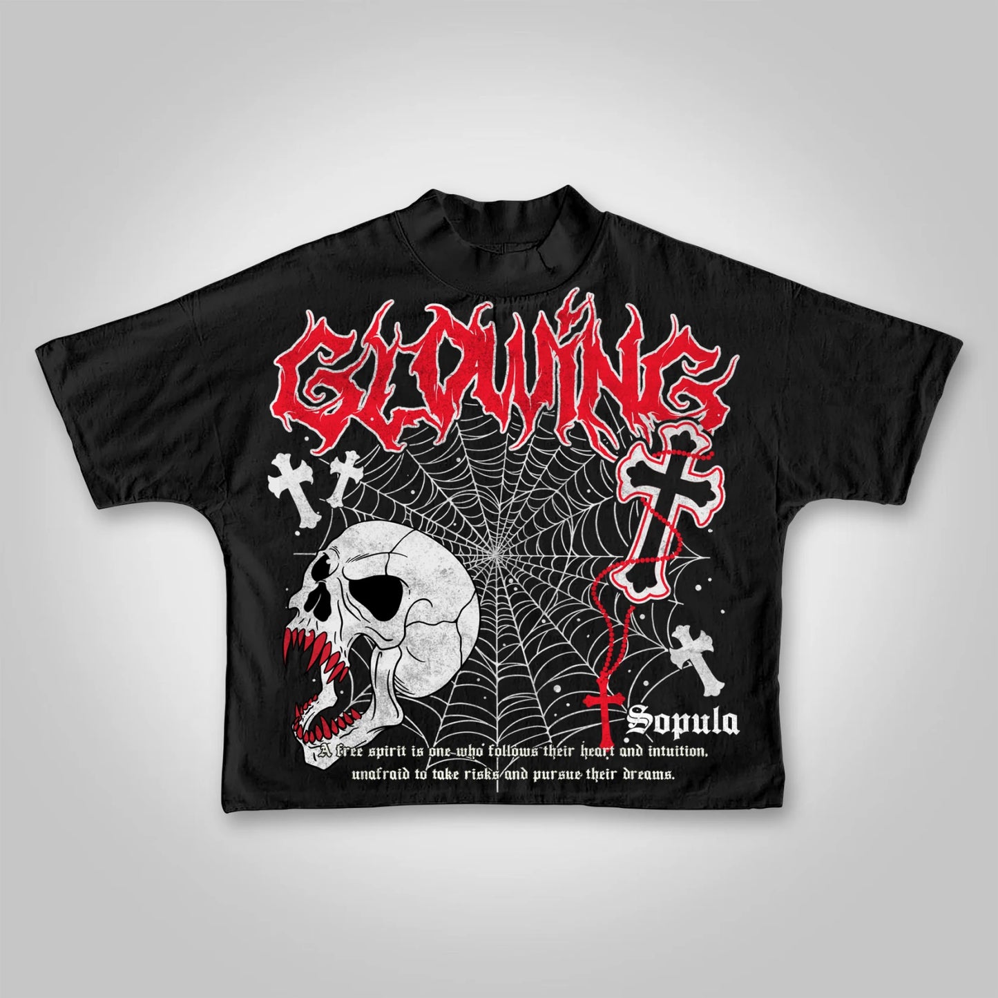 Vintage Dark  Skeletal Graphic Cotton Print Summer T-shirt Men Oversize Casual Women Tee Tops