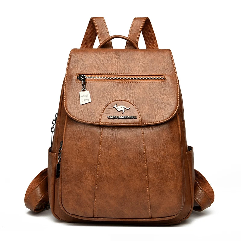 Women Leather Backpacks High Quality Vintage School & Travel Bag for Ladies & girls